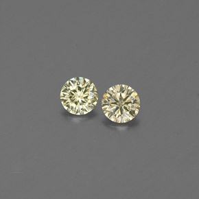  ct natürliche gelber Diamant-Edelsteine, Rundschliff, VS