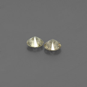  ct natürliche gelber Diamant-Edelsteine, Rundschliff, VS