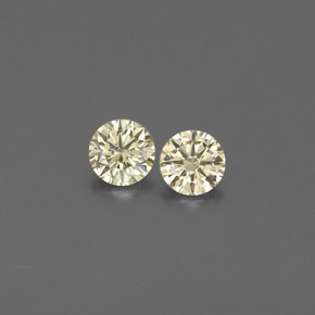  ct natürliche gelber Diamant-Edelsteine, Rundschliff, VS