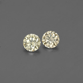  ct natürliche gelber Diamant-Edelsteine, Rundschliff, VS