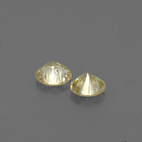  ct natürliche gelber Diamant-Edelsteine, Rundschliff, VS