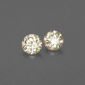  ct natürliche champagnerfarbend Diamant-Edelsteine, Rund Schliff, VS