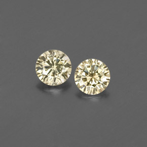  ct natürliche champagnerfarbend Diamant-Edelsteine, Rund Schliff, VS