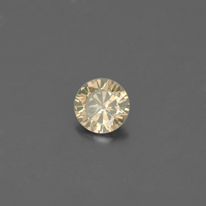 0,20 ctw natürlicher gelber Diamant, Rundschliff, VS