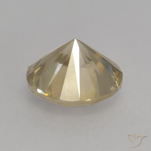 9,17 ctw natürlicher Champagner Diamant, Runden, SI