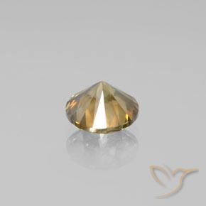 9,17 ctw natürlicher Champagner Diamant, Runden, SI