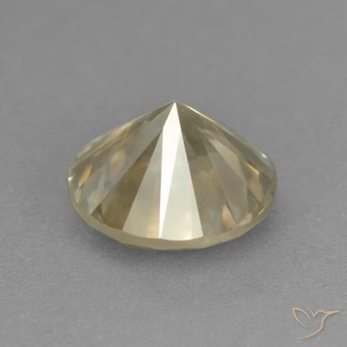 9,17 ctw natürlicher champagnerfarbend Diamant, Runden, SI