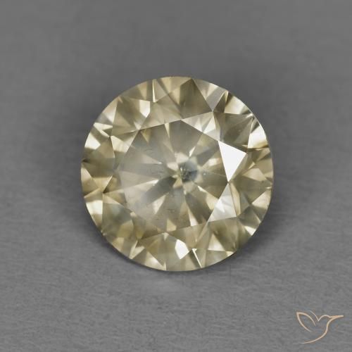 9,17 ctw natürlicher Cognac Diamant, Runden, SI