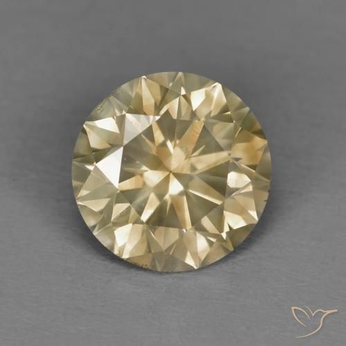 1.81ct Natürlicher Cognac Diamant, Runden, SI