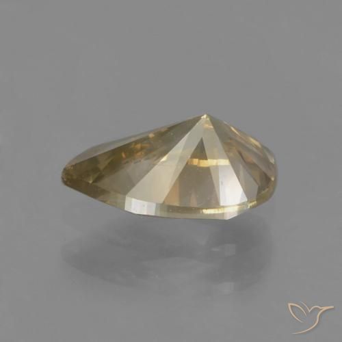 9,17 ctw natürlicher Cognac Diamant, Birnenform, SI