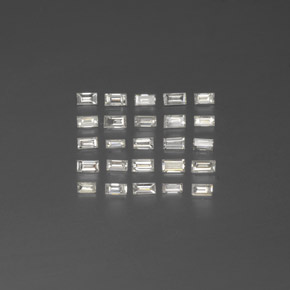 0,42 ct natürliche weißer Diamant-Edelsteine, Baguette, SI