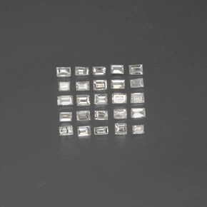  ct natürliche weißer Diamant-Edelsteine, Baguette, SI