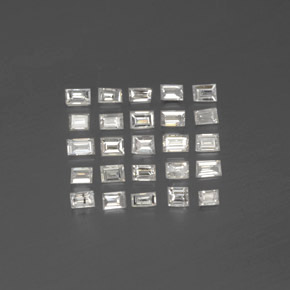  ct natürliche weißer Diamant-Edelsteine, Baguette, SI