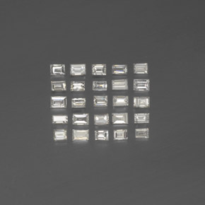  ct natürliche weißer Diamant-Edelsteine, Baguette, SI