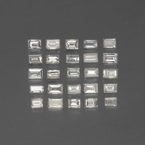  ct natürliche weißer Diamant-Edelsteine, Baguette, SI