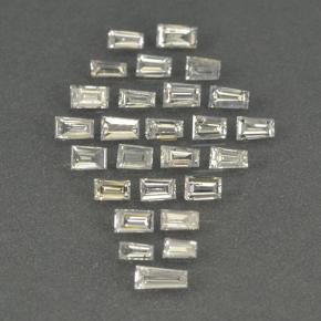 0.48 ct natürliche Warmweiß Diamant-Edelsteine, Baguette, SI