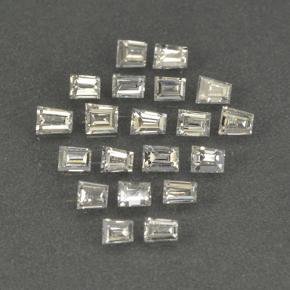 0.45 ct natürliche Weiß Diamant-Edelsteine, Baguette, SI