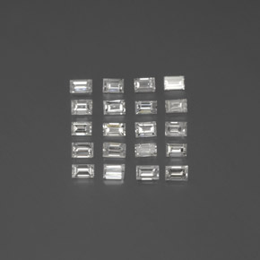  ct natürliche weißer Diamant-Edelsteine, Baguette, SI
