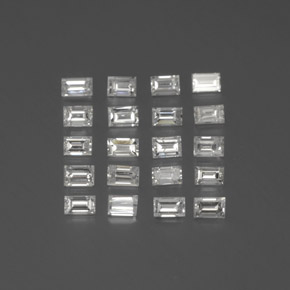  ct natürliche weißer Diamant-Edelsteine, Baguette, SI