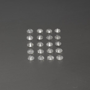  ct natürliche Weiß Diamant-Edelsteine, Runden, SI