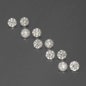  ct natürliche weißer Diamant-Edelsteine, Rundschliff, SI