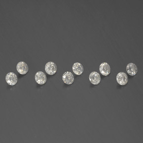  ct natürliche weißer Diamant-Edelsteine, Rundschliff, SI