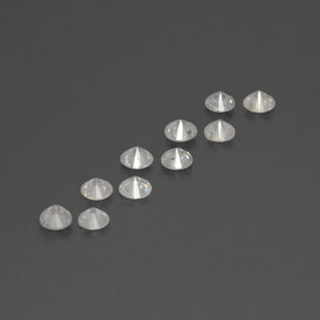  ct natürliche weißer Diamant-Edelsteine, Rundschliff, SI
