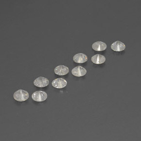  ct natürliche weißer Diamant-Edelsteine, Rundschliff, SI