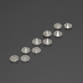  ct natürliche Weiß Diamant-Edelsteine, Rund Schliff, SI