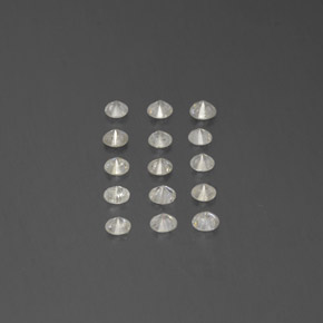  ct natürliche weißer Diamant-Edelsteine, Rundschliff, SI