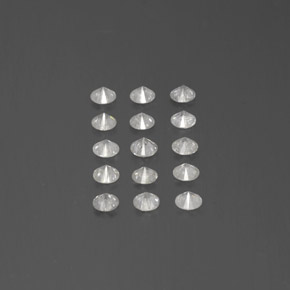  ct natürliche Weiß Diamant-Edelsteine, Runden, SI