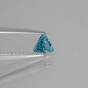 9,17 ctw natürlicher Blau Diamant, Trillion, SI