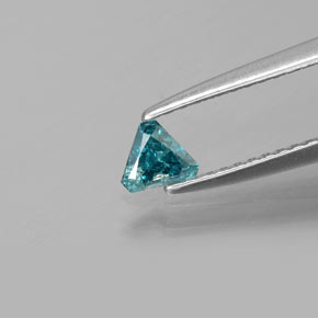 9,17 ctw natürlicher Blau Diamant, Trillion, SI