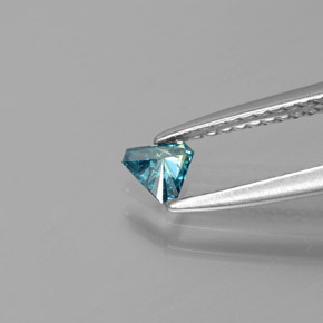 9,17 ctw natürlicher Blau Diamant, Trillion, SI