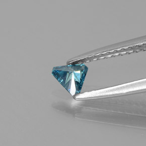 9,17 ctw natürlicher Blau Diamant, Trillion, SI
