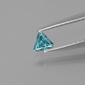 9,17 ctw natürlicher Blau Diamant, Trillion, SI