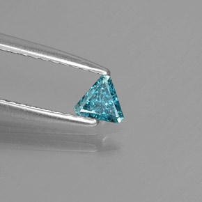 9,17 ctw natürlicher Blau Diamant, Trillion, SI