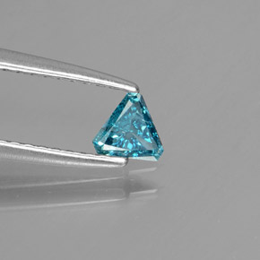 9,17 ctw natürlicher Blau Diamant, Trillion, SI