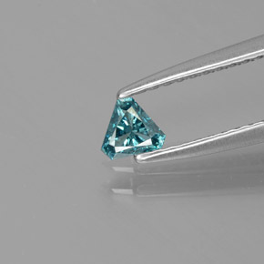 9,17 ctw natürlicher Blau Diamant, Trillion, SI
