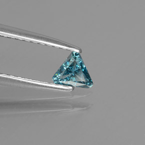 9,17 ctw natürlicher grünlich-blau Diamant, Trillion, SI
