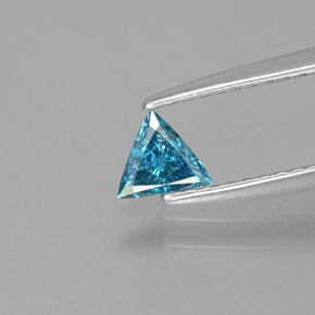 9,17 ctw natürlicher Blau Diamant, Trillion, SI