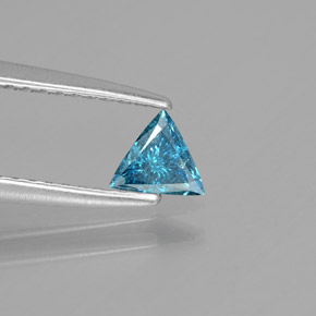 9,17 ctw natürlicher Blau Diamant, Trillion, SI