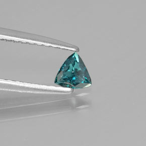 9,17 ctw natürlicher grünlich-blau Diamant, Trillion, SI