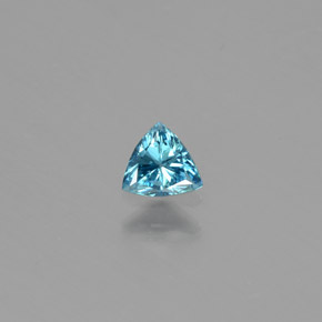 0,17 ctw natürlicher blauer Diamant, Trillion, SI