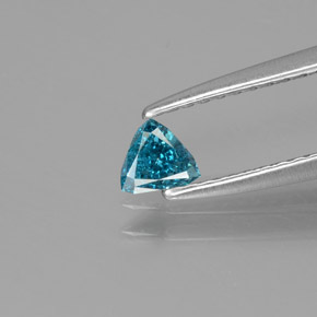 9,17 ctw natürlicher Blau Diamant, Trillion, SI