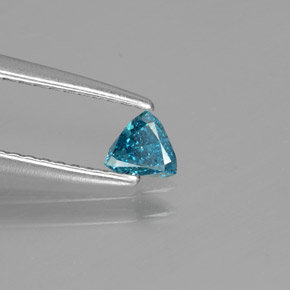 9,17 ctw natürlicher Blau Diamant, Trillion, SI