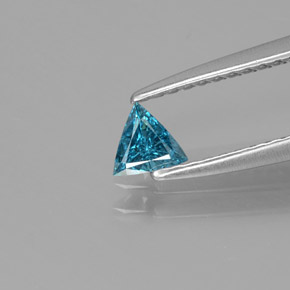 9,17 ctw natürlicher Blau Diamant, Trillion, SI