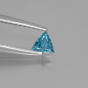 9,17 ctw natürlicher Blau Diamant, Trillion, SI
