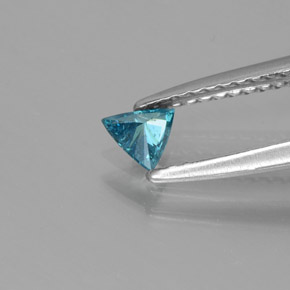 9,17 ctw natürlicher Blau Diamant, Trillion, SI