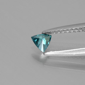 9,17 ctw natürlicher Blau-grün Diamant, Trillion, SI